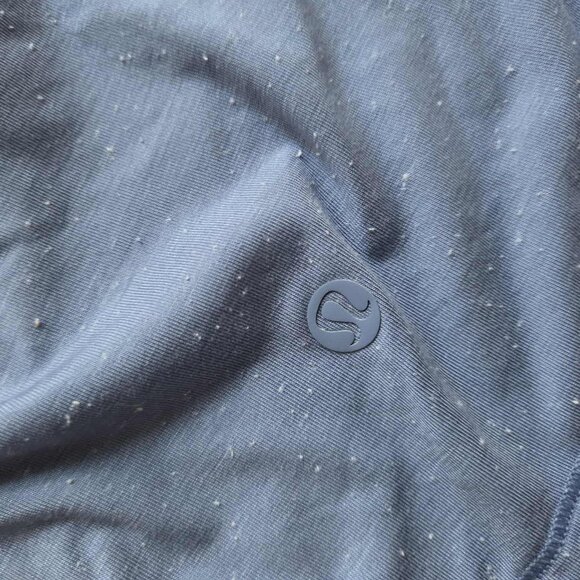 Lululemon Get Set Short Sleeve Tempest Blue/White *No Size Tag* - Picture 4 of 5